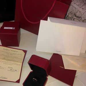 Cartier Silver Ring size 6